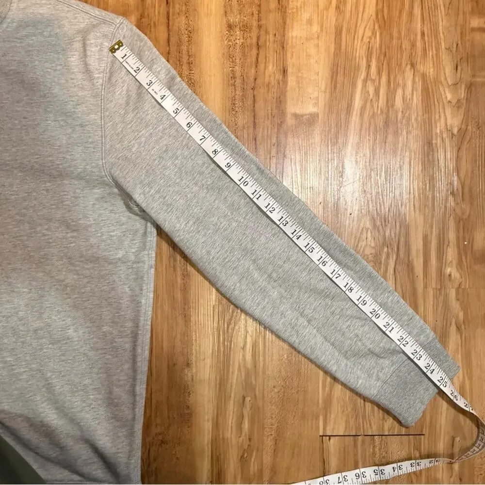 Everlane Organic Cotton Sweatshirt Off Duty Crewneck Size L Heather Gray